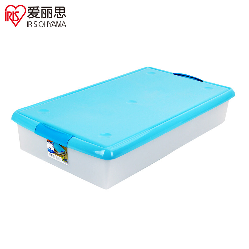 爱丽思 薄型透明整理箱 UG-850/蓝色
