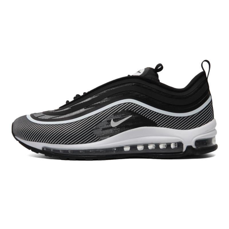 NIKE耐克男鞋 2018夏季新款Air Max 97子弹气垫缓震耐磨舒适轻便休闲鞋运动鞋 312834-300 黑灰子弹918356-006 39码