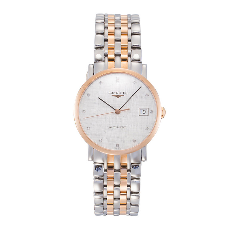 浪琴(Longines)瑞士手表 博雅系列机械男表L4.809.5.77.7 金色