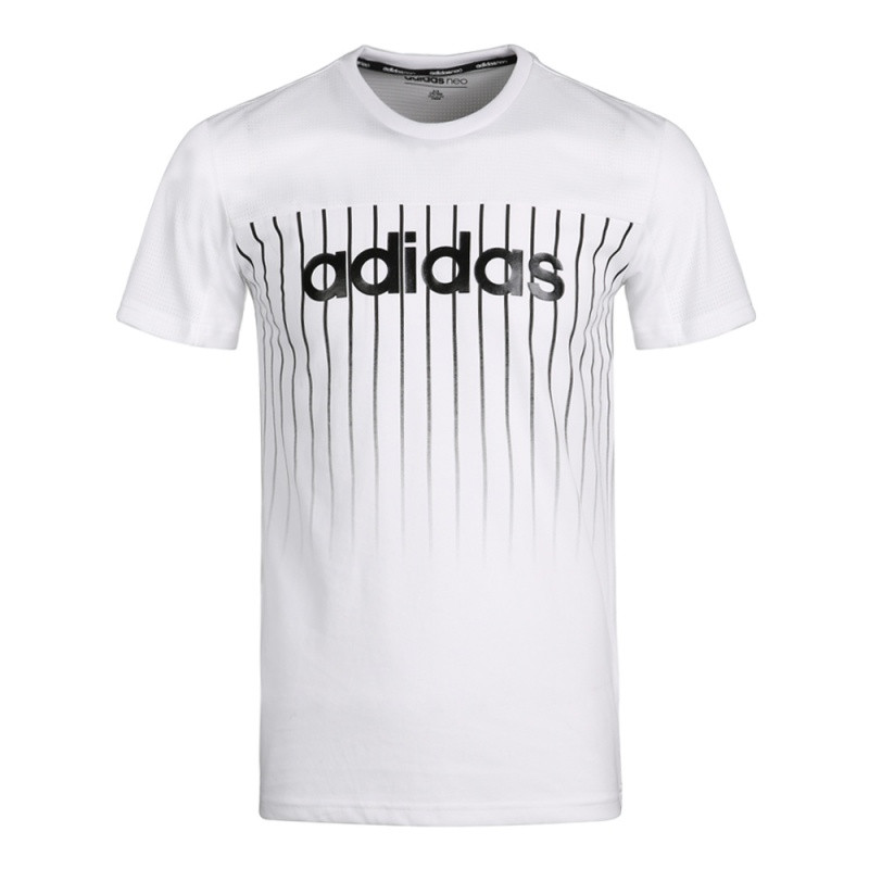 adidasneo阿迪休闲2018男子MCSMSHTEE1圆领短T恤CZ1800_1 XXXL码 白