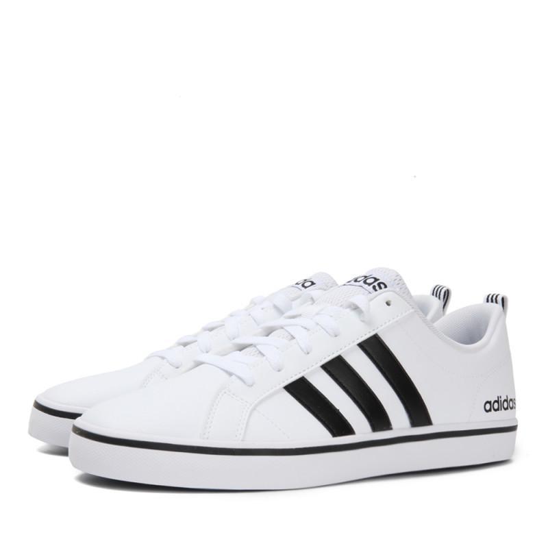 adidas阿迪休闲新款男子休闲生活系列休闲鞋AW4595_2 亮白/1号黑色/亮蓝 40码