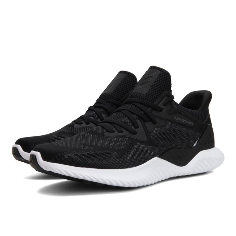 adidas阿迪达斯2018男子alphabouncebeyondm跑步Bounce跑_3 1号黑色/灰色 44.5码