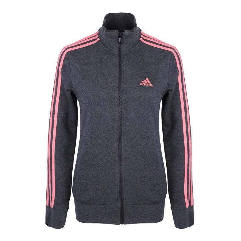 adidas阿迪达斯新款女子女训ESSENTIALS系列针织外套BR2493_4 M 灰