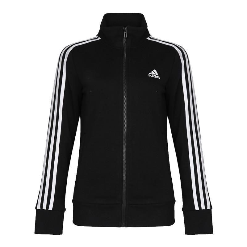 adidas阿迪达斯新款女子女训ESSENTIALS系列针织外套BR2493_4 L 黑色