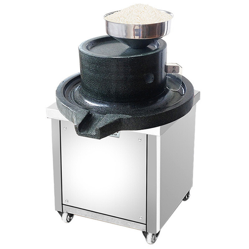 喜莱盛 45#石磨机电动商用肠粉米浆机大型石磨盘花生芝麻酱豆浆机家用