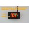 12V24V36V48V60V72V低压报警数显电压锂电池电动车电量表显示器 黄色