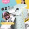 2018春夏季新品电动瓶摩托车分体挡风被双面防晒水遮阳罩踏板套装 连体四层大口袋蓝萌兔