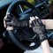 电动夏季车防晒手套女士短款薄开骑车遮阳防滑电车摩托车防晒手套_220_248 蕾丝冰爽防晒手套（半指短款）-白色小花藕粉色