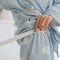 爱心鼠(Aixinshu) 春秋季棉质孕妇服 产前产后开衫长袖月子服哺乳装 针织棉坐月子喂奶衣家居服套装6690 2XL码 3号款