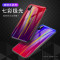 机伴 苹果iphone8plus/7Plus手机壳苹果6/6splus苹果X新款TPU镭射极光渐变钢化玻璃手机壳/保护套 苹果6/6splus-渐变彩