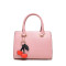 女包2018新款时尚日韩手提斜挎包白领淑女单肩大包 粉色