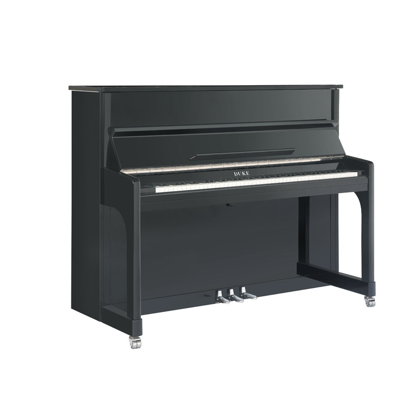 公爵钢琴W20 中级钢琴 家庭教学院校采购 120cm立式黑色亮光 黑色