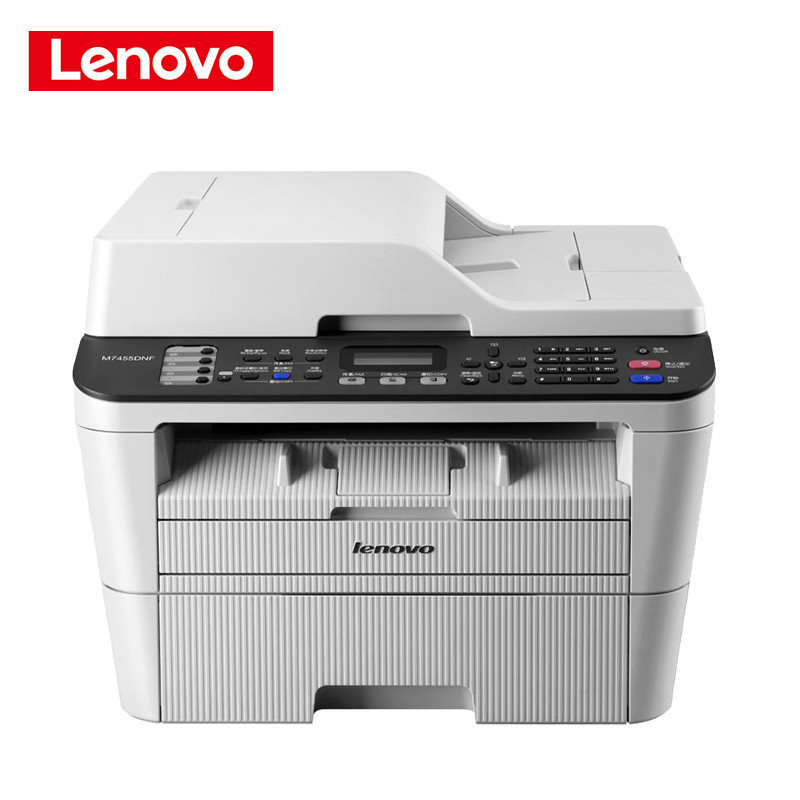 联想(Lenovo)M7455DNF A4 黑白激光一体机 多功能打印机一体机 办公家用 (打印 复印 扫描 传真）