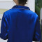 爱心鼠(Aixinshu) 秋天纯色仿真丝开衫长袖情侣睡衣居家服春秋季冰丝男士女士家居服套装9430 女款L码 1号款