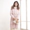 高梵(GOLDFARM)冬季时尚貉子毛领长款女士羽绒服保暖韩版外套女 贝壳粉 M