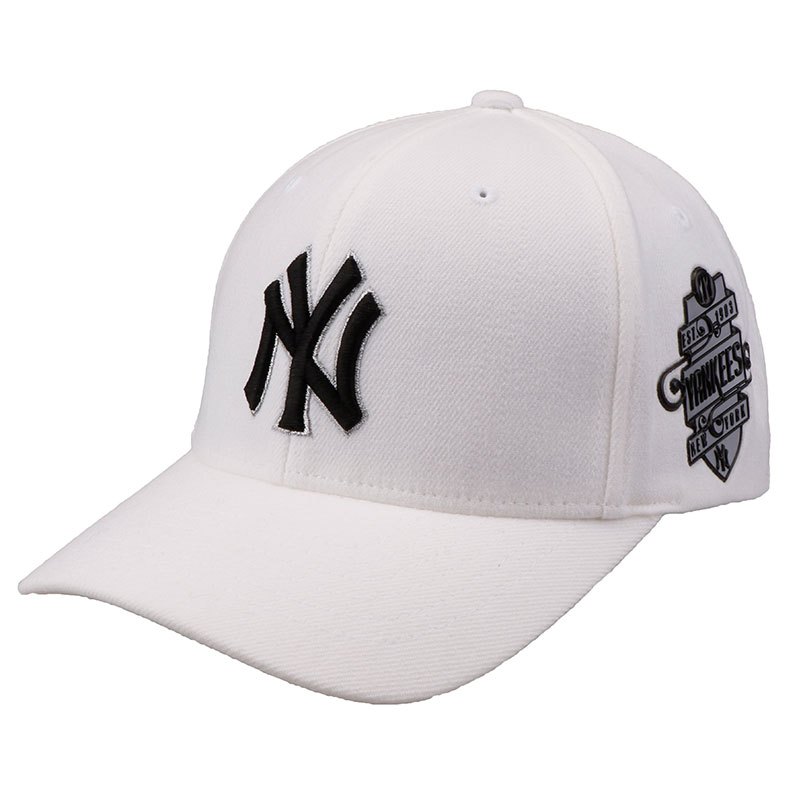 MLB棒球帽NY可调节网眼帽子男女帽情侣韩版棒球帽子32CPA6711-50W(32CPA6611-50W) 32CPA6711-50W(32CPA6