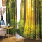 舒厅 定制现代个性北欧飘窗窗帘3D立体风景树林绿树绿色森林主题房卧室客厅办公室酒店窗帘隔音成品艺术窗帘 3米适合1.5-1.9米窗2片 B版树林