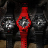 卡西欧GSHOCK 正义联盟时尚潮流黑金g-shock防水运动表GA-700/710 GA-700-4A立体大表盘+烈焰红心