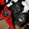 卡西欧GSHOCK 正义联盟时尚潮流黑金g-shock防水运动表GA-700/710 GA-700-7A白武士+立体大表盘