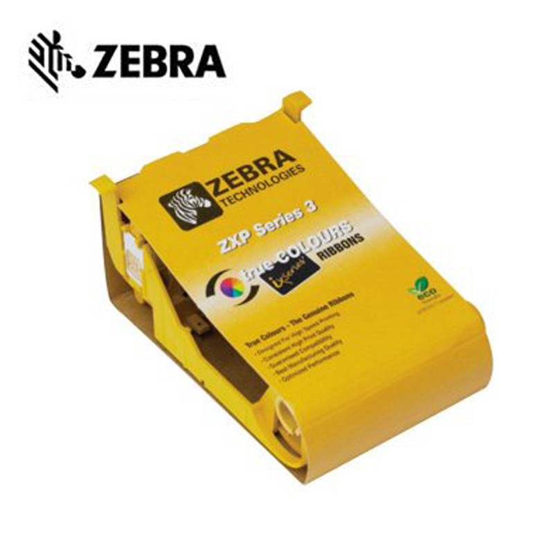 斑马(ZEBRA) ZXP Series3C 证卡打印机专用色带 打卡机制卡机色带 碳带 黄色