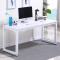 质凡电脑桌台式家用书桌办公桌家用 白色白架