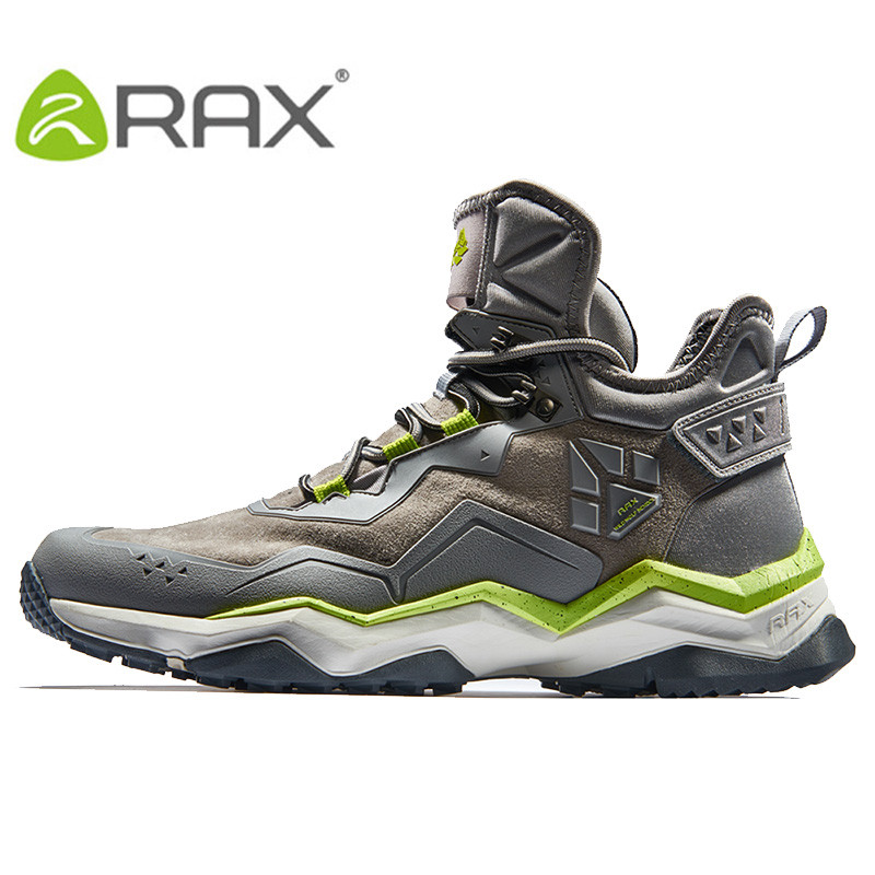 RAX2017秋冬登山鞋男 防滑户外男女鞋 防水鞋爬山鞋 多功能徒步鞋 38码 浅灰色