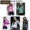 欧卡奥品牌瑜伽服套装女2018新款速干衣宽松专业晨跑健身房健身服跑步运动套装女_2 S 印花红色五件套