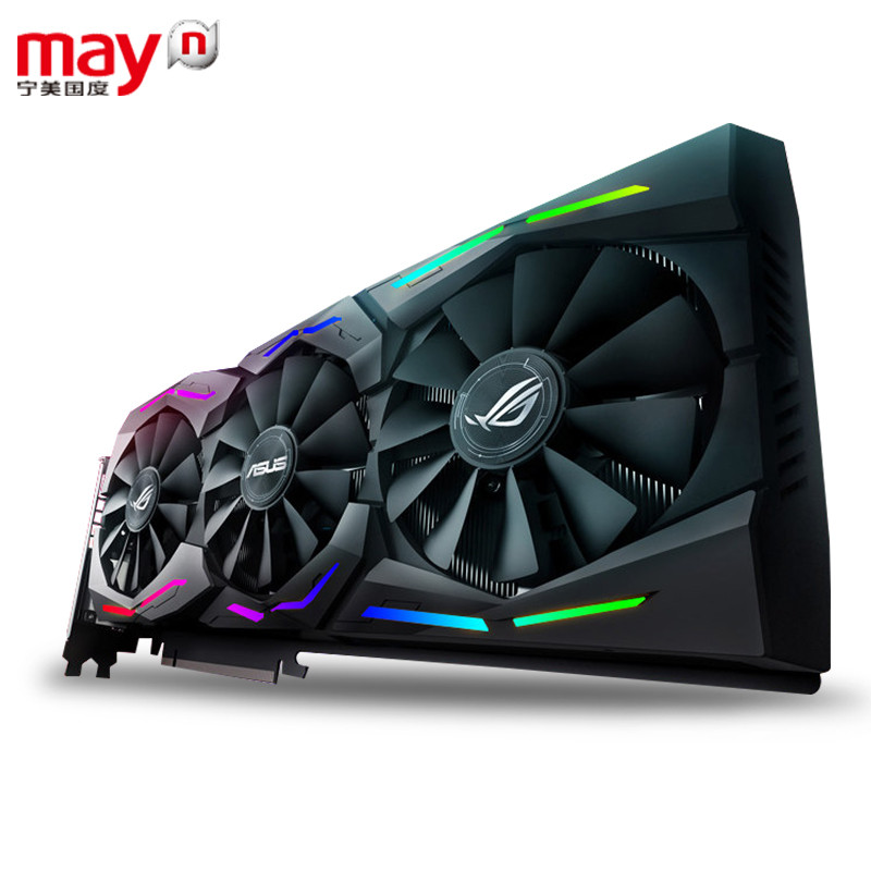 华硕rog strix-gtx1080ti-11g-gaming高清实拍图