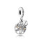 Pandora潘多拉14K金镂空树叶吊坠791728CZ 银色