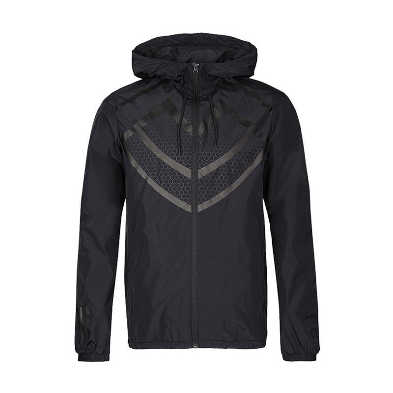 ADIDAS阿迪达斯NEO运动服男子休闲防风服连帽夹克外套-CV7003 S CV7003