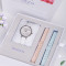 Casio/卡西欧女士手表SHEEN时尚潮流防水女表正品石英表SHE-4528 SHE-4548G-2A人造蓝宝石+渐变表盘