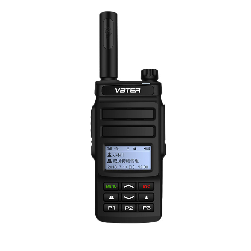 威贝特WBT4G全国对讲机天翼插卡公网无线民用商用手台50公里以上不限距离4.0版黑色 天王星GPS定位（第二年续费）