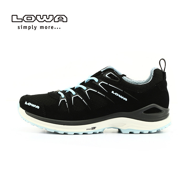 LOWA（LOWA）户外防水越野跑鞋Q3L女式低帮鞋徒步登山鞋L320616 L3206166908藏青色/绿色 39