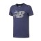 New Balance/NB男短袖T恤2018新款圆领针织休闲运动服AMT83055 AMT83055-PGM靛蓝 XXL