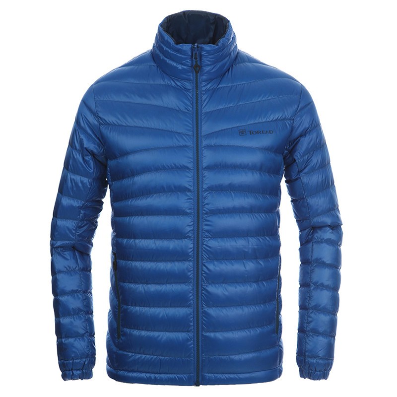 探路者（TOREAD）户外秋冬男女轻薄羽绒服鸭绒保暖外套HADE91145/HADE92150 XL HADE91145-C02C宝蓝（男）