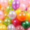 思泽3.2克珠光气球 结婚用品 婚礼生日布置婚房装饰12寸金色气球 玫红色60只