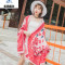 沙滩巾海边两用夏女大披肩多功能海滩纱巾丝巾夏天围巾cl 生如夏花