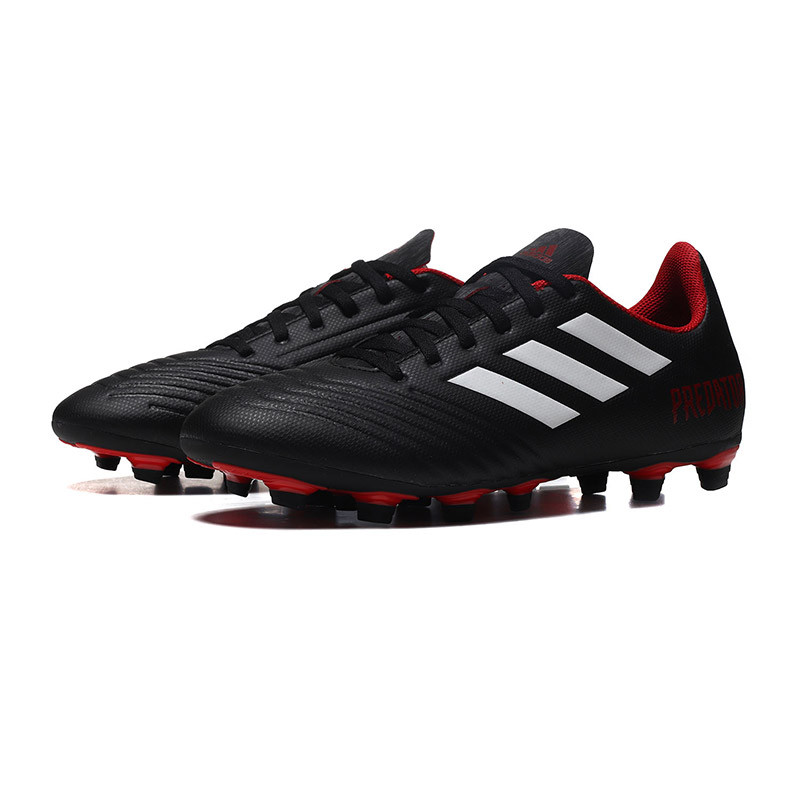 adidas阿迪达斯男子足球鞋PREDATOR TANGO 18.4 TF运动鞋DB2143 DB20071号黑色+亮白+红 43码