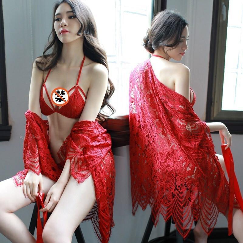 情趣内衣服激情套装三点式制服女性感小胸诱惑sm骚透视装黑色睡衣【含文胸+丁字裤】均码_4_8 默认尺寸 默认颜色
