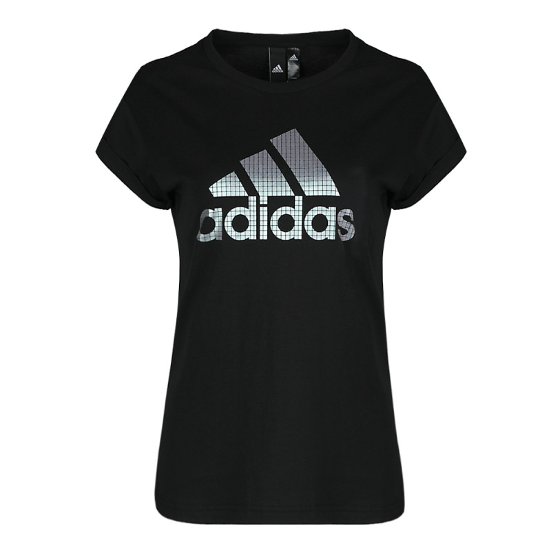 adidas阿迪达斯2018女子GFX SS T BOS圆领短T恤DM5345 XS 黑