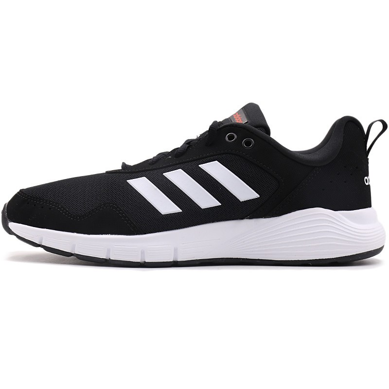 Adidas阿迪达斯春秋季新款男子缓震运动休闲运动跑步鞋_1 1号黑色/亮白 43
