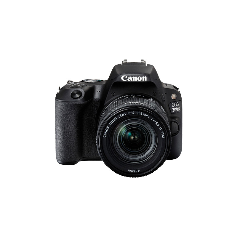 佳能（Canon）EOS 200D 数码单反相机套机黑色（EF-S18-55IS STM黑色）