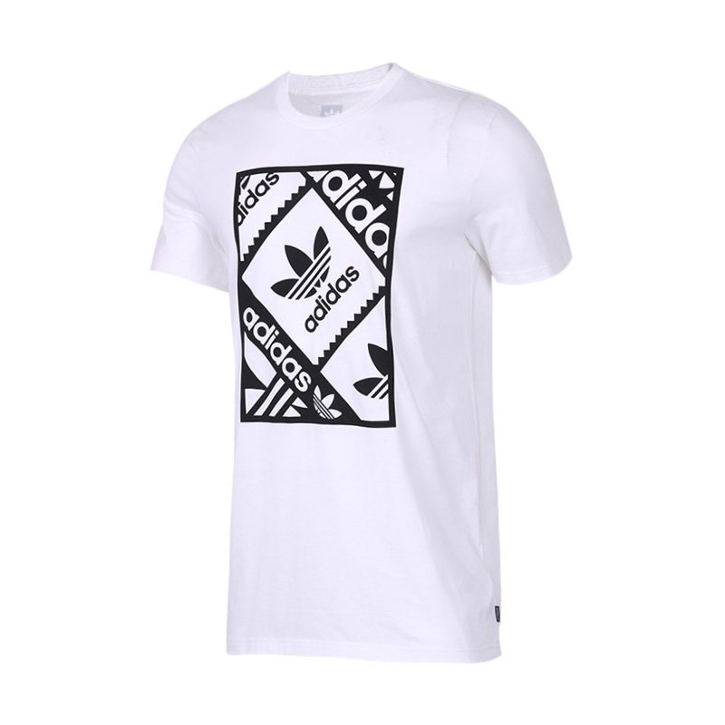 ADIDAS阿迪达斯三叶男子新款时尚舒适半袖短袖T恤CW2360 S CW2360