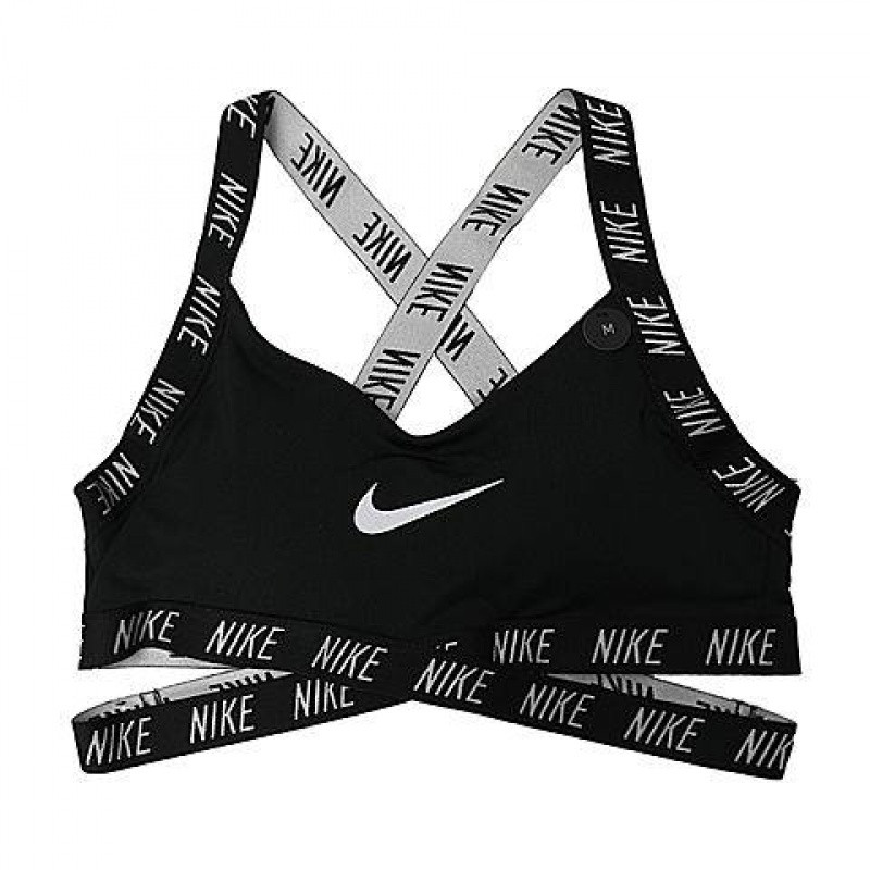 Nike耐克2018年新款女子ASNIKEINDYLOGOBRA紧身服 S 黑