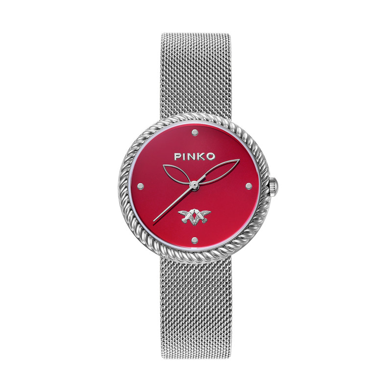 新款意大利进口PINKO手表 欧美品牌女士简约时尚石英表女FW17系列PK.2950L/05M编织带