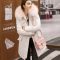 女2017新款潮中长款韩版大毛领大气场欧货薄潮衣矮个子xs羽绒服_3 XL 白色