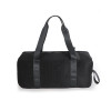 S.A.R.L瑞士单肩包 男女通用手提包大容量运动健身包休闲简约行李包 涤纶旅行包 黑色