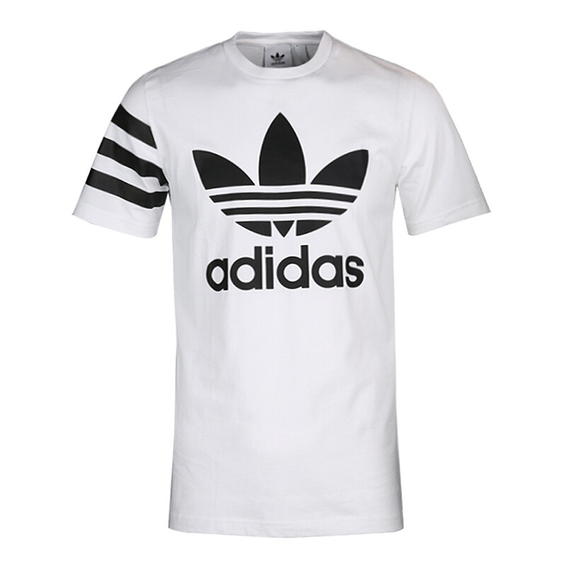 【三叶大LOGO】ADIDAS男装休闲时尚短袖T恤/CW0710/CZ1749C XS-170/84A CZ1750白色