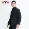 yaloo/雅鹿羽绒服男 冬季短款立领2018新款羽绒衣保暖潮流男外套百搭 XXL 黑色