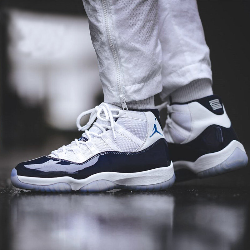 airjordanxiaj11大魔王乔丹1172胜72-10篮球鞋_1 乔治城深蓝378037